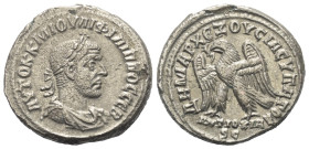 Seleukis und Pierien. Antiochia am Orontes. Philippus I. Arabs (244 - 249 n. Chr.).

 Tetradrachme (Billon). 248 - 249 n. Chr.
Vs: Büste in Vordera...