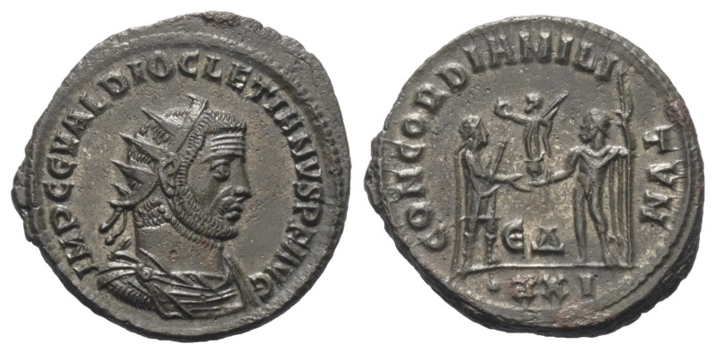 Diocletianus (284 - 305 n. Chr.).

 Antoninian (Billon). 293 - 295 n. Chr. Ant...