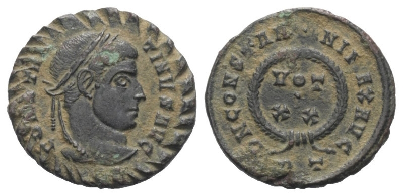 Constantinus I. (307 - 337 n. Chr.).

 Follis. 320 - 321 n. Chr. Ticinum.
Vs:...