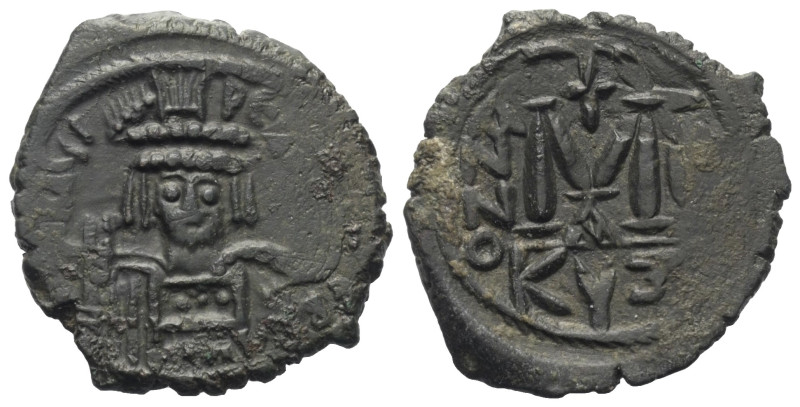 Heraclius (610 - 641 n. Chr.).

 Follis (40 Nummi). 610 - 613 n. Chr. Kyzikos....