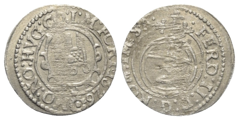 Montfort. Hugo XVIII. von Montfort (1595 - 1662).

 Halbbatzen (Silber). 1626....