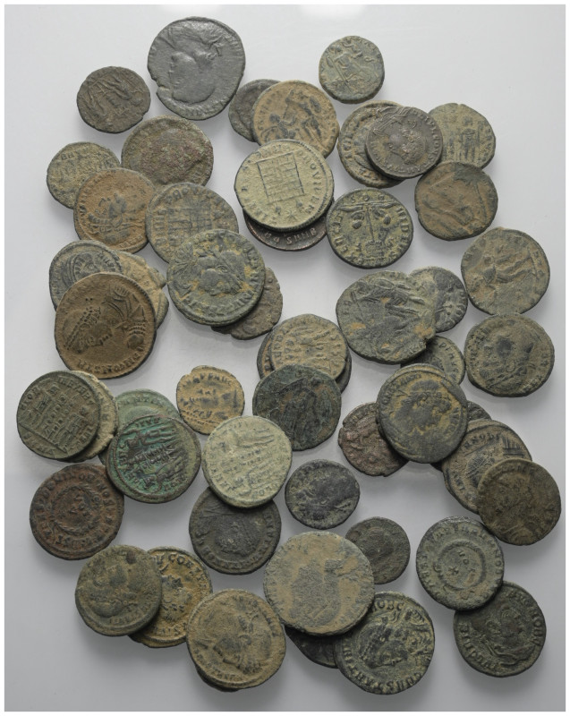 Römische Münzen - Lots. Kaiserzeit.


Lot (55 Stück, Bronze): Kleinbronzen vo...
