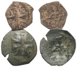 Mittelalter - Lots.


Bulgarien. Zarenreich. 
Konstantin Asen (1257 - 1277).

Lot (2 Stück, Kupfer): Kupfermünze - schüsselförmig. Trnovo Typ B....