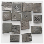 Mittelalter - Lots.


Bulgarien, Zarenreich.
Zeit von Ivan Schischman (1371 - 1395).

Lot (14 Stück): Kleine Kupfermünzen.
Vs: Kreuz.

Zusamm...