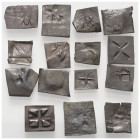 Mittelalter - Lots.


Bulgarien, Zarenreich.
Zeit von Ivan Schischman (1371 - 1395).

Lot (15 Stück): Kleine Kupfermünzen.
Vs: Verschiedene Kre...