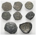 Mittelalter - Lots.


Italien. Sizilien - Königreich. 
Roger II. (1102 - 1154).

Lot (8 Stück, Kupfer): Trifollaro (2x), Follaro (3x) und Halbfo...