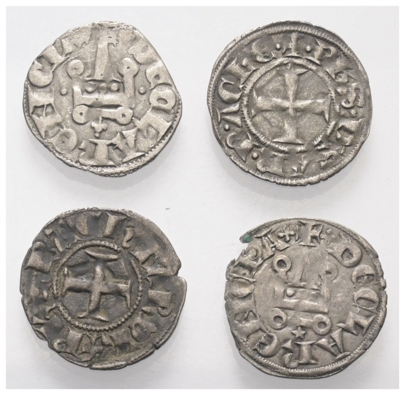 Mittelalter - Lots.


Kreuzfahrer - Fürstentum Achaia.

Lot (4 Stück, Silbe...
