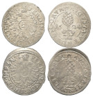 Deutschland - Lots.


Augsburg, Freie Reichsstadt. 

Lot (2 Stück, Silber):
Halbbatzen und 2 Kreuzer 1624. 

Ein Stück mit Prägeschwächen, son...