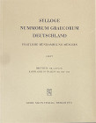 Monographien. Antike Numismatik. Sylloge Nummorum Graecorum Deutschland.


Staatliche Münzsammlung München. 4. Heft: Bruttium Nr. 1238 - 1759 . Kar...