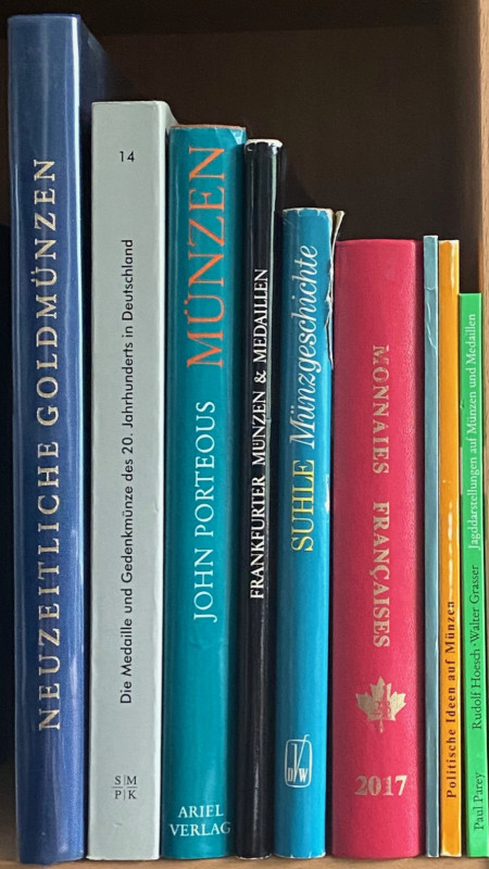 Monographien. Mittelalter und Neuzeit. Konvolut (Deutsche und europäische Numism...
