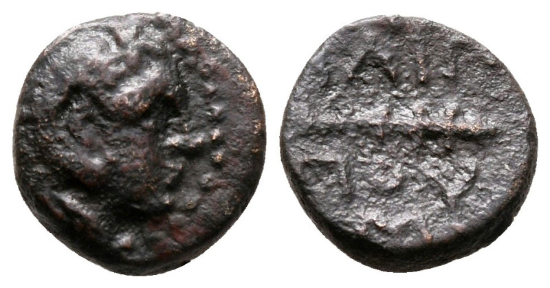 Kings of Macedon. Uncertain mint. Philip II of Macedon 359-336 BC. 
Bronze Æ
...