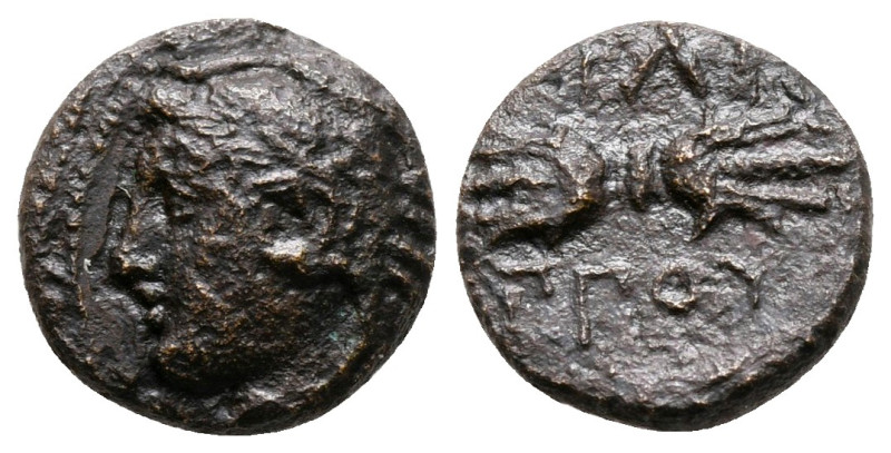 Kings of Macedon. Uncertain mint. Philip II of Macedon 359-336 BC. 
Bronze Æ
...