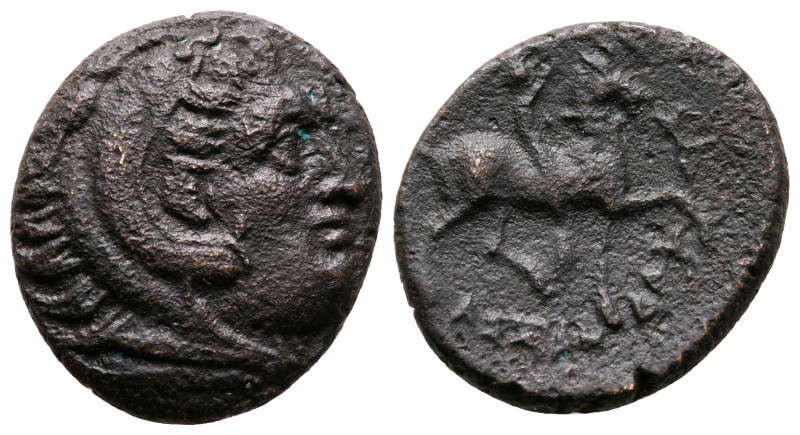 Kings of Macedon. Uncertain mint. Kassander 306-297 BC. 
Bronze Æ

19 mm, 5,0...