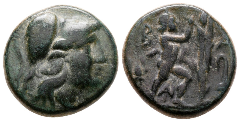 Kings of Macedon. Uncertain mint. Antigonos II Gonatas 277-239 BC. 
Bronze Æ
...