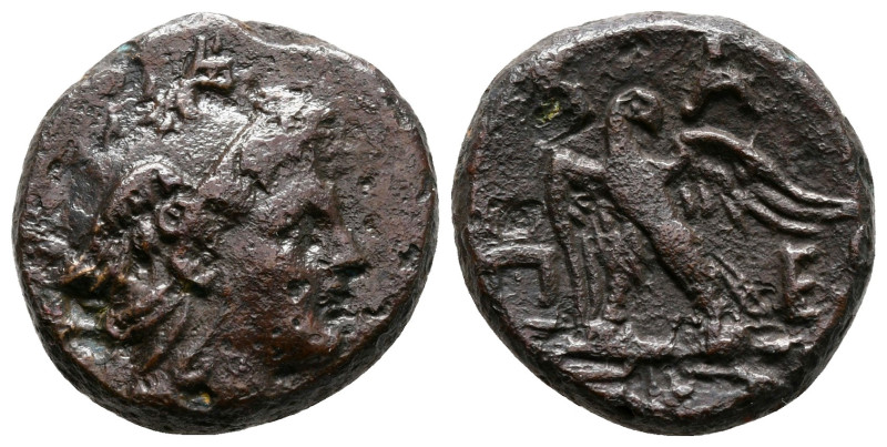 Kings of Macedon. Uncertain mint. Perseus 179-168 BC. 
Bronze Æ

18 mm, 5,79 ...