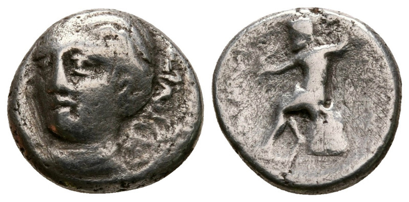 Thessaly. Skotussa circa 250 BC. 
Hemidrachm AR

13 mm, 2,04 g



nearly ...