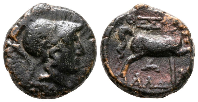 Thessaly. Thessalian League circa 150-50 BC. 
Bronze Æ

16 mm, 4,27 g



...