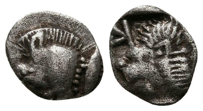 Mysia. Kyzikos circa 525-475 BC. 
Obol AR

9 mm, 0,58 g



very fine