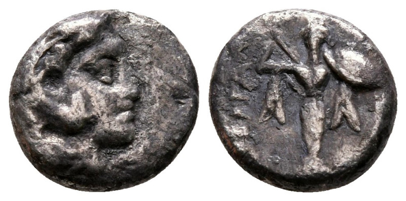 Mysia. Pergamon circa 310-282 BC. 
Diobol AR

10 mm, 1,04 g



nearly ver...