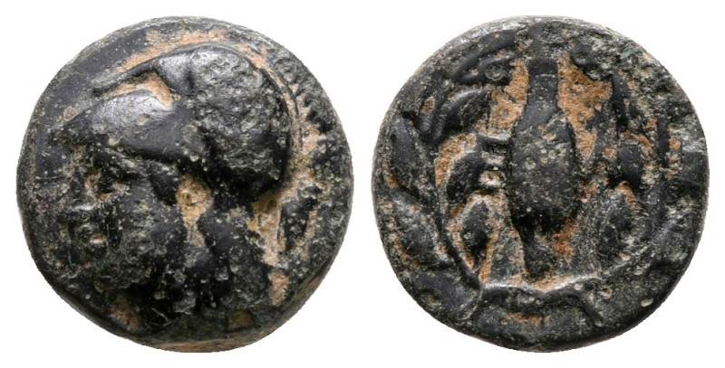 Aiolis. Elaia circa 350-300 BC. 
Bronze Æ

10 mm, 1,28 g



very fine