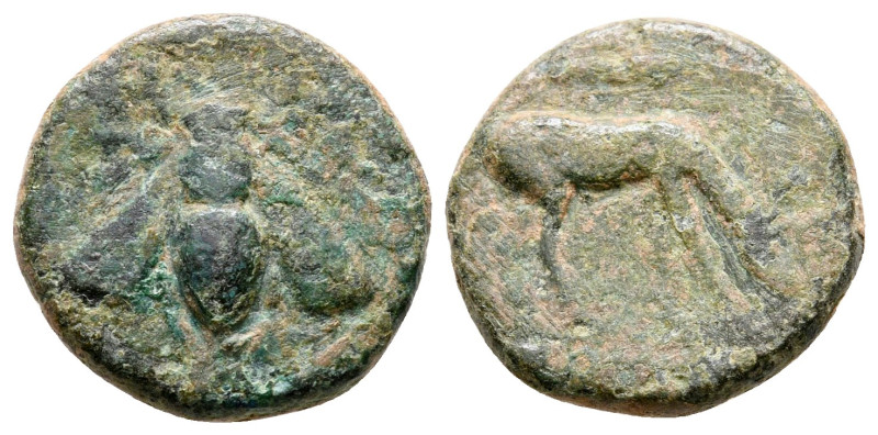 Ionia. Ephesos circa 190-150 BC. 
Bronze Æ

15 mm, 3,36 g



nearly very ...