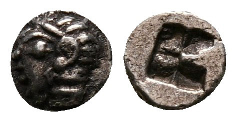 Ionia. Kolophon circa 530-500 BC. 
Tetartemorion AR

4 mm, 0,20 g



good...