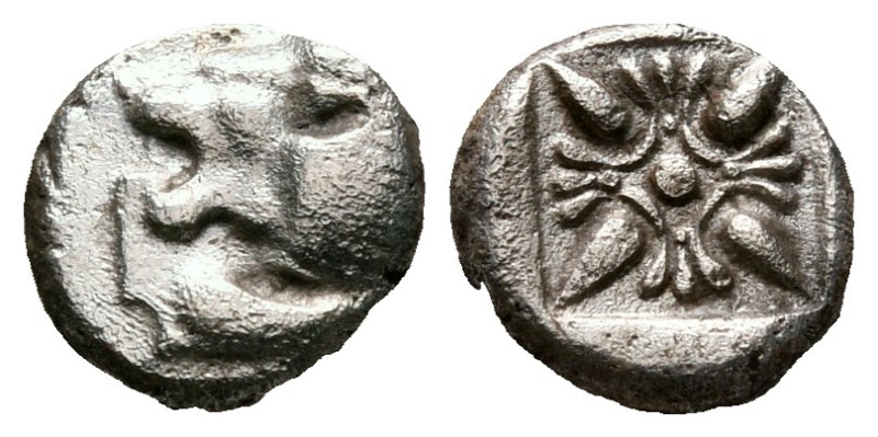 Ionia. Miletos circa 525-475 BC. 
Diobol AR

8 mm, 0,98 g



nearly very ...