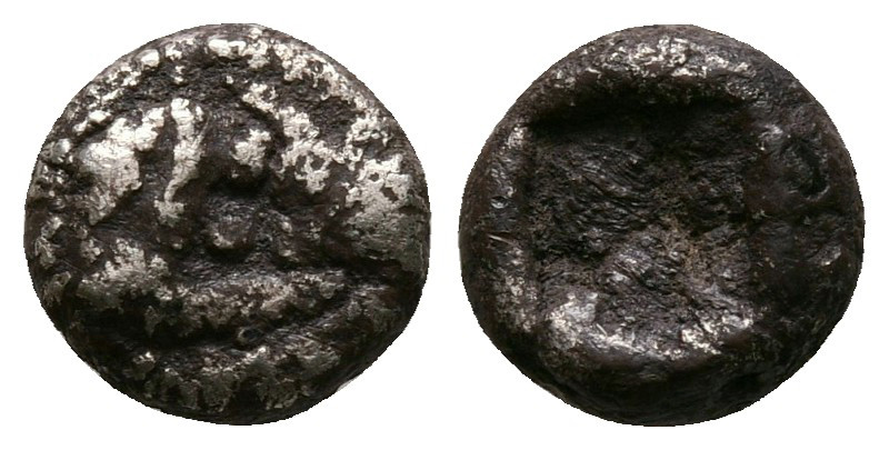 Kings of Lydia. Sardeis. Kroisos 564-539 BC. 
1/12 Siglos AR

8 mm, 0,85 g
...