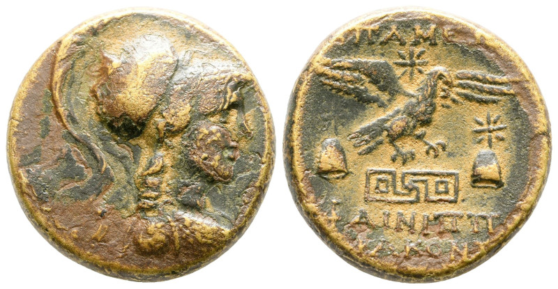 Phrygia. Apameia circa 88-40 BC. 
Bronze Æ

22 mm, 8 g



very fine