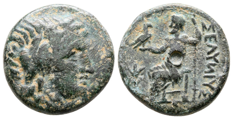 Cilicia. Selinos circa 150-100 BC. 
Bronze Æ

19 mm, 5,89 g



very fine