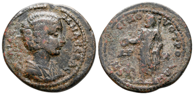 Phrygia. Otros. Julia Domna. Augusta AD 193-217. 
Bronze Æ

25 mm, 6,45 g

...