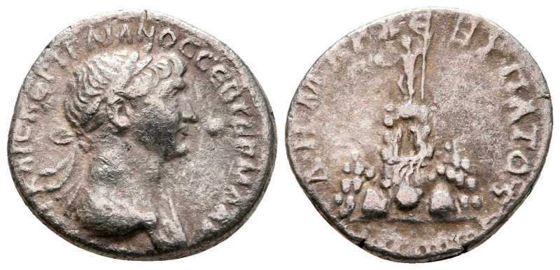 Cappadocia. Caesarea - Eusebeia. Trajan AD 98-117. 
Drachm AR

19 mm, 3,21 g...