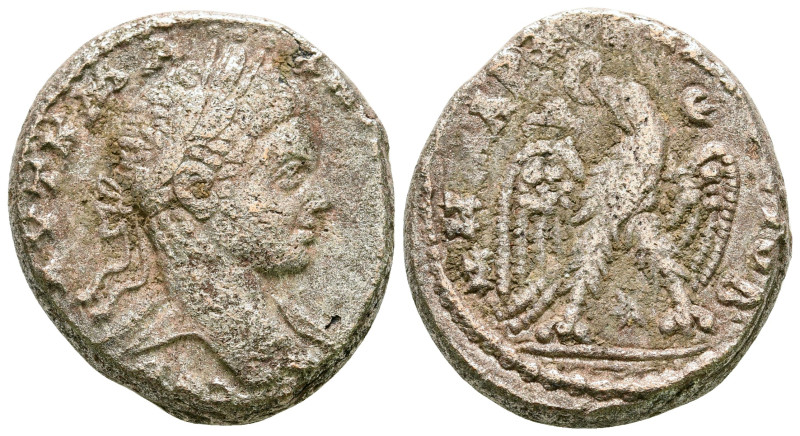 Seleucis and Pieria. Antioch. Elagabal AD 218-222. 
Billon-Tetradrachm

26 mm...