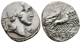 C. Vibius C.f. Pansa 90 BC. Rome. Denarius AR