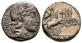 C. Vibius C.f. Pansa 90 BC. Rome. Denarius AR