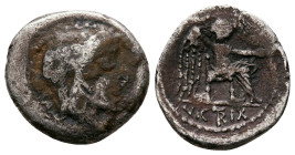 M. Porcius Cato 89 BC. Rome. Quinarius AR