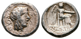 M. Porcius Cato 89 BC. Rome. Quinarius AR