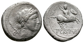 P. Crepusius 82 BC. Rome. Denarius AR