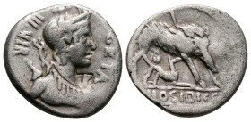 C. Hosidius C. f. Geta 64 BC. Rome. Denarius AR