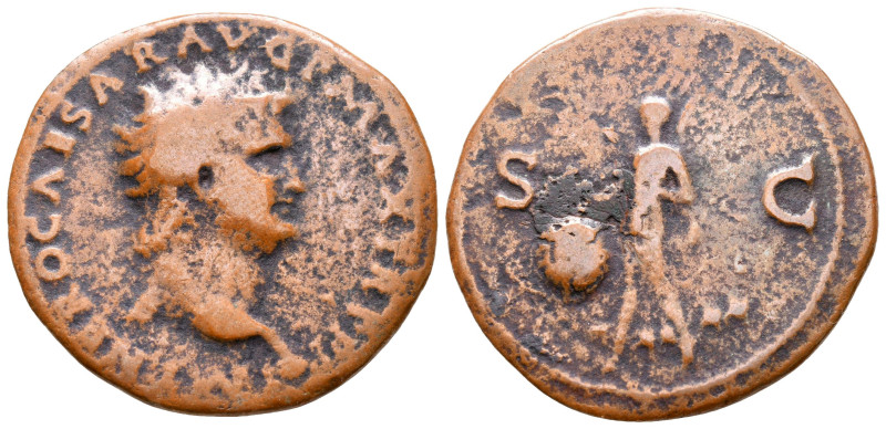 Nero, as Caesar AD 50-54. Rome
As Æ

30 mm, 8,54 g



very fine
