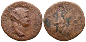 Nero, as Caesar AD 50-54. Rome. As Æ