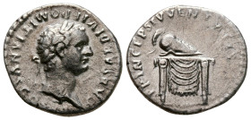 Domitian as Caesar AD 69-81. Rome. Denarius AR