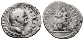 Vespasian AD 69-79. Rome. Denarius AR