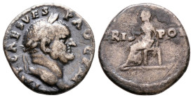 Vespasian AD 69-79. Rome. Denarius AR