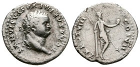 Titus AD 79-81. Rome. Denarius AR