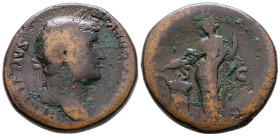 Hadrian AD 117-138. Rome. Sestertius Æ