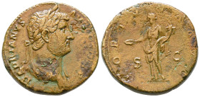 Hadrian AD 117-138. Rome. Sestertius Æ