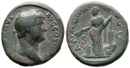 Hadrian AD 117-138. Rome. As Æ