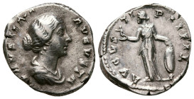 Faustina I, Augusta AD 138-141. Rome. Denarius AR