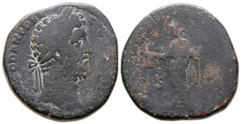 Commodus AD 180-192. Rome. Sestertius Æ